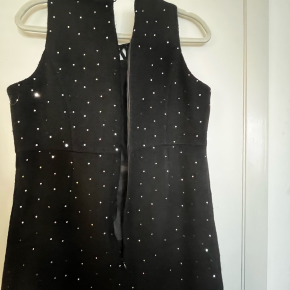 ⭐️ Bogo ⭐️🦋 Inc int Sz 12 Wool blend tweed sleeveless sequins - Picture 5 of 15